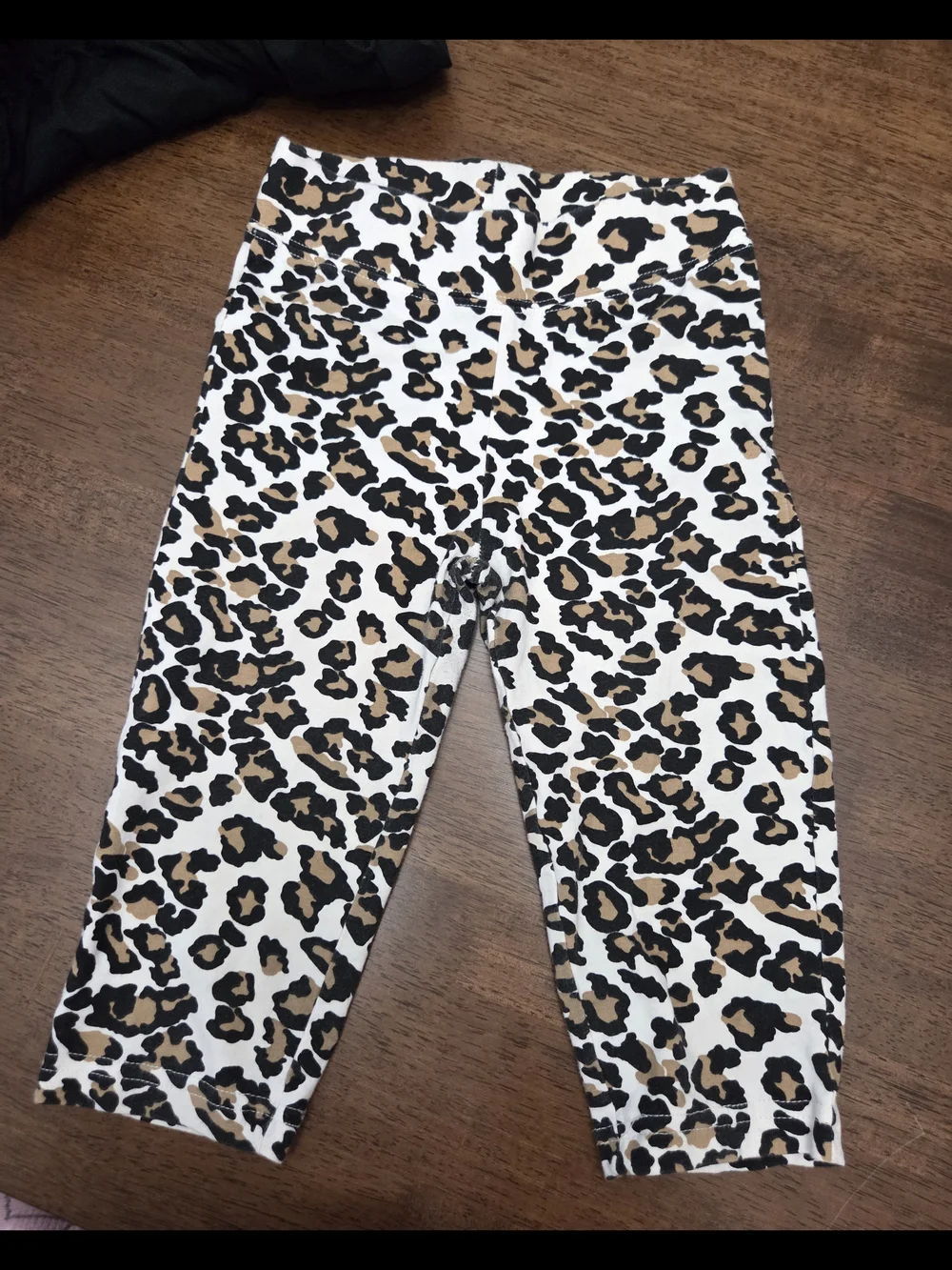 RAINFOREST Cafe Black Kids Tank with Leopard Print Accent